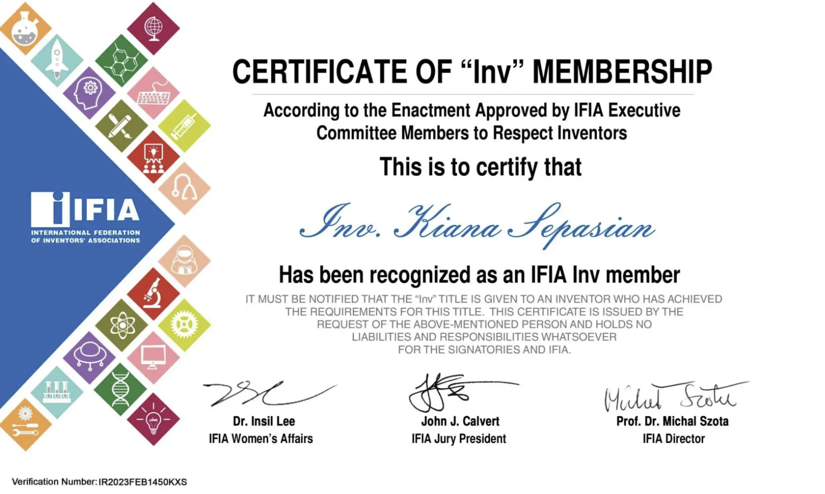IFIA Award